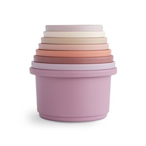 Mushie Stacking Cups - Petal